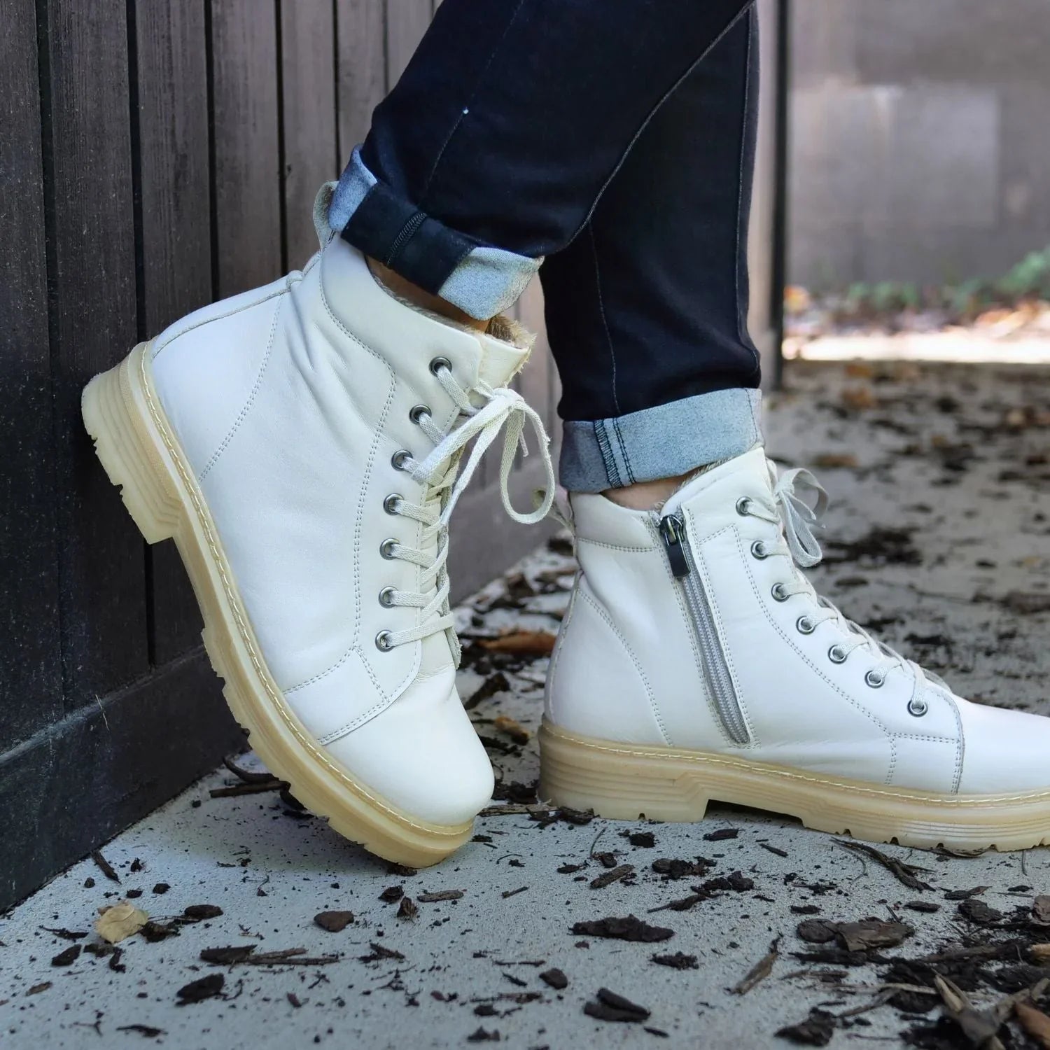 Wie schützt man Lederschuhe vor Salz?