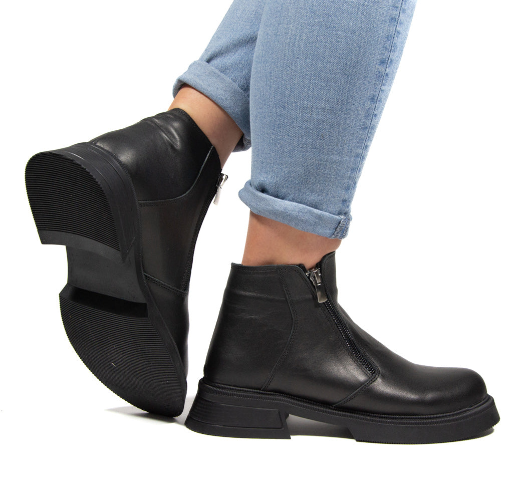 Leder Stiefeletten Schwarze Stiefeletten 39 Paul Vesterbro